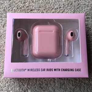 Bluetooth wireless ear buds with charging case